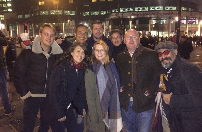 West Nautical take clients to Twickenham
