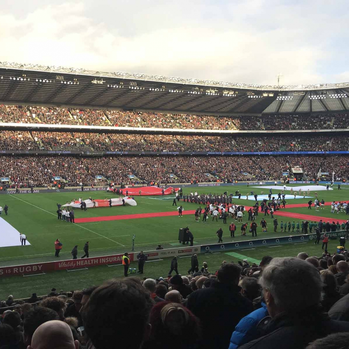 West Nautical clients enjoy Twickenham hospitality