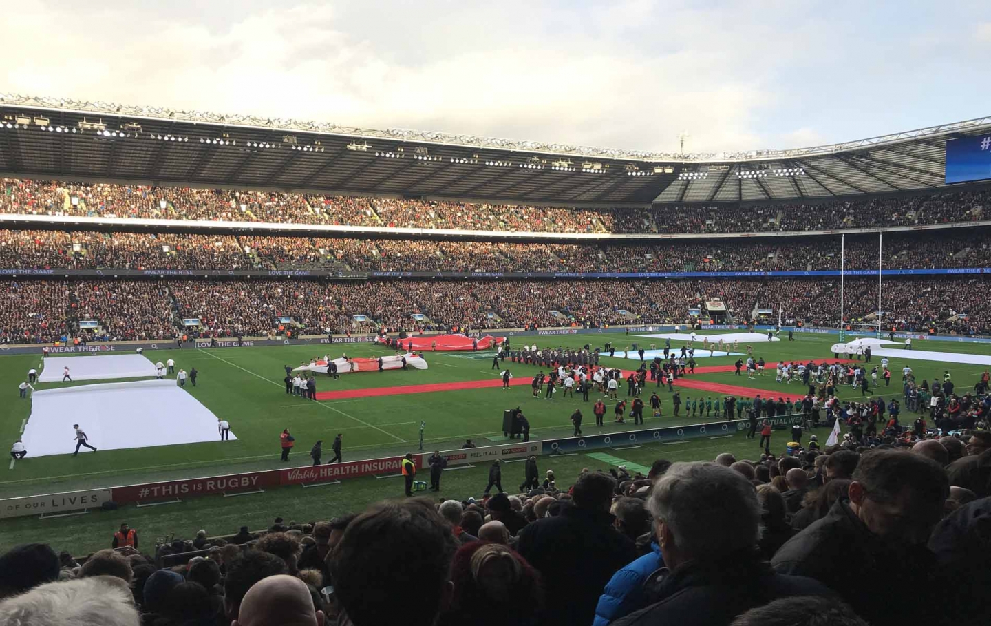 West Nautical clients enjoy Twickenham hospitality