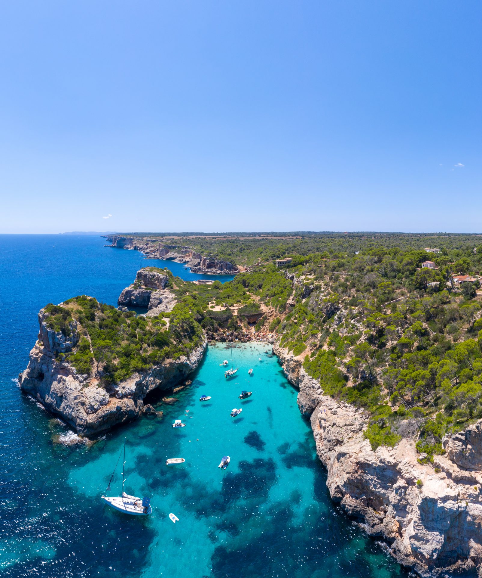 Travel Mallorca By Superyacht - Visit Cala Comtessa, Palma