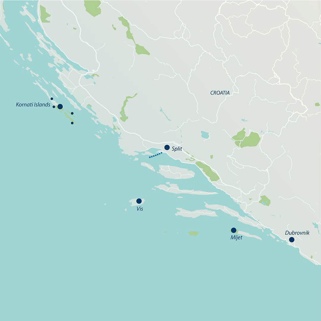 Split to Dubrovnik