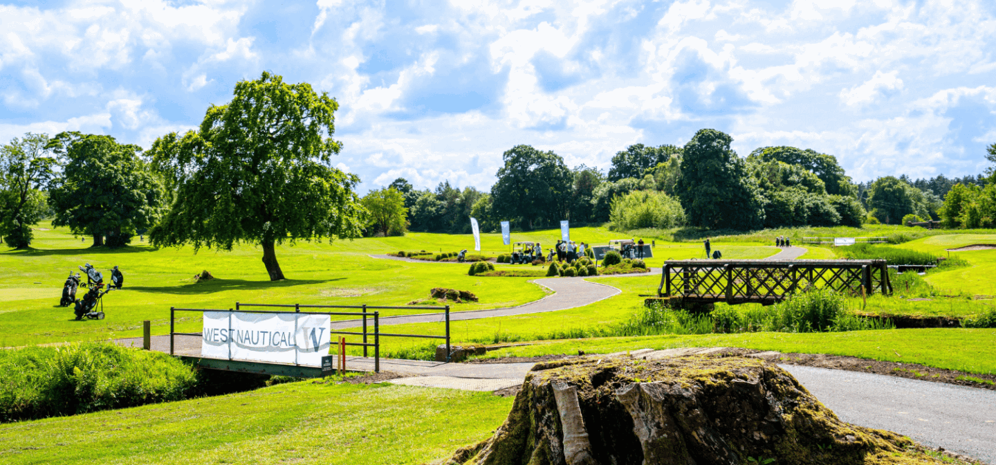 West Nautical sponsors the ProAM golf day at Matfen Hall with media partner Portfolio magazine