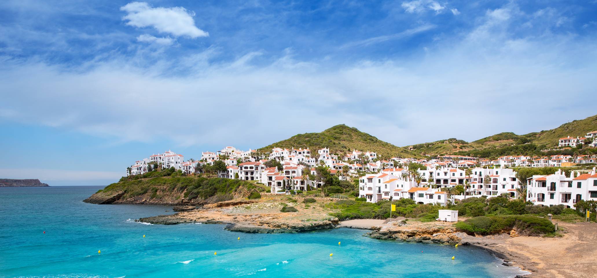 Beach in Mallorca with blue sea
