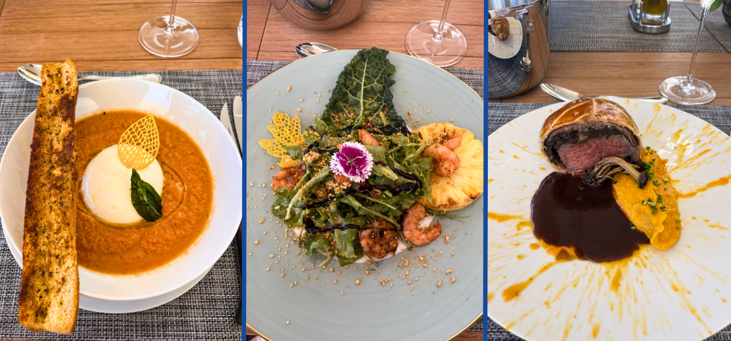 Tasting Menu from Motor Yacht Olivia