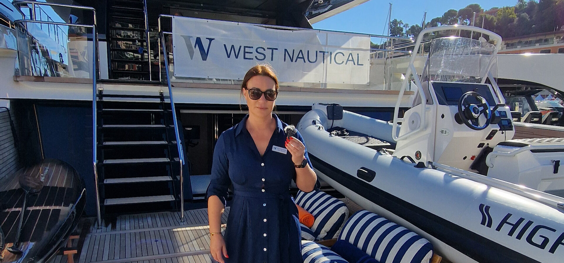 Sarah Diggle Whitlock at Monaco Yacht Show