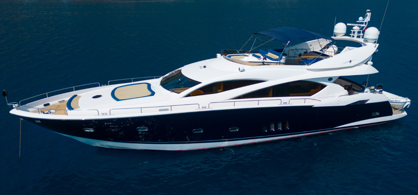 West Nautical is delighted to announce the listing of M/Y Basya Nicoli, Sunseeker 82, for sale in Kaş, Turkey