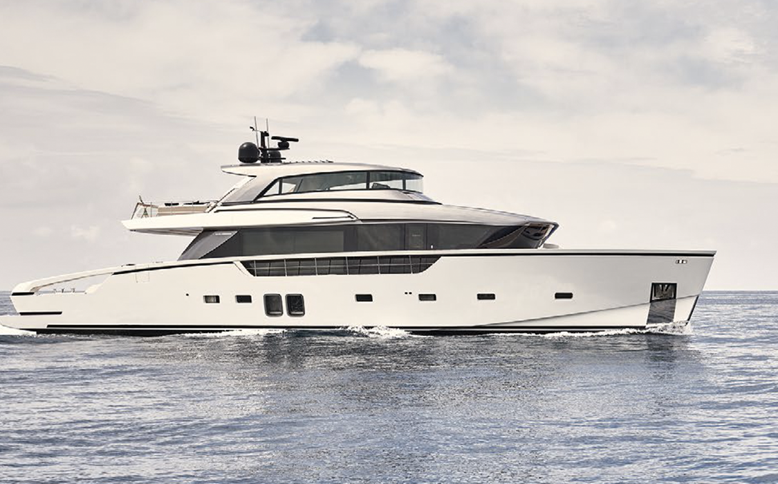2025 Sanlorenzo SX88 has joined the sales market with an asking price of €7,750,350